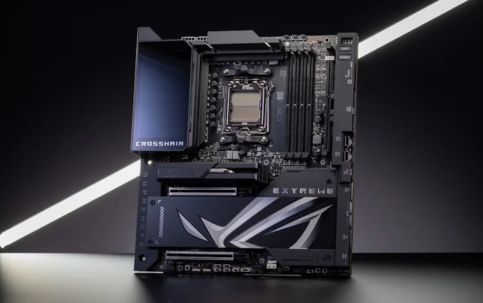 The ROG Crosshair X870E Extreme gaming motherboard