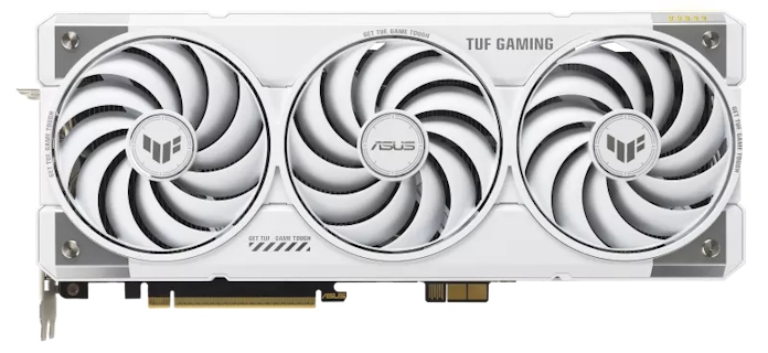 The TUF Gaming GeForce RTX 5070 Ti 16GB GDDR7 BTF White Edition