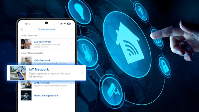 An infographic showing IoT Network functionality