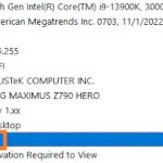 system info