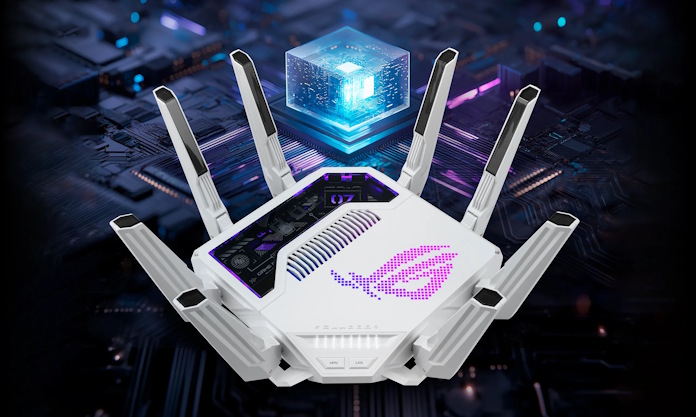 The ROG Rapture GT-BE19000AI AI gaming router