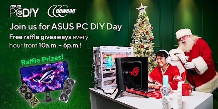 A banner advertising for the ASUS 2026 PC DIY day event